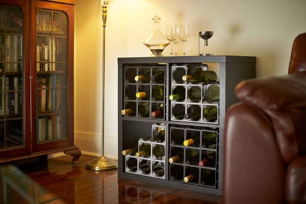 Stakrax Wine Racks 12 Bottle Kit - Black